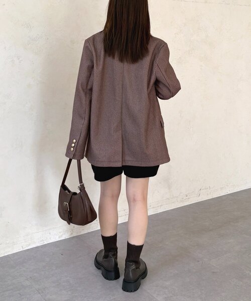 Thevon(ゼボン)の「ニットショートパンツ(その他パンツ・レディース・ブラウン/ブラック・FREE)」の9枚目の写真