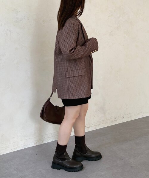 Thevon(ゼボン)の「ニットショートパンツ(その他パンツ・レディース・ブラウン/ブラック・FREE)」の10枚目の写真