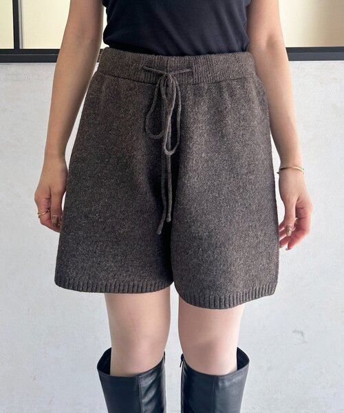 Thevon(ゼボン)の「ニットショートパンツ(その他パンツ・レディース・ブラウン/ブラック・FREE)」の19枚目の写真