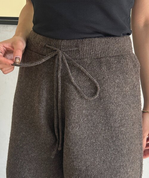 Thevon(ゼボン)の「ニットショートパンツ(その他パンツ・レディース・ブラウン/ブラック・FREE)」の21枚目の写真