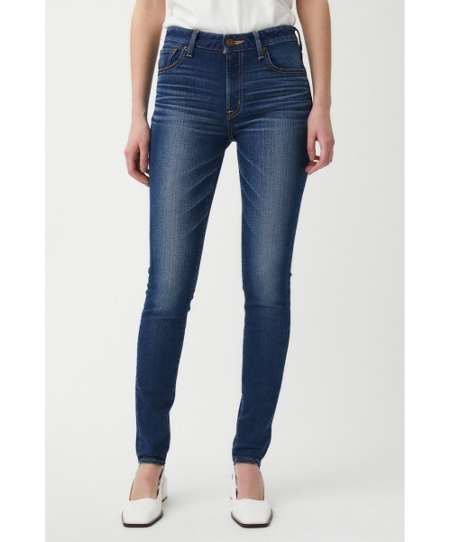 MOUSSY(マウジー)の「WF Rebirth embroidery SKINNY(デニムパンツ・レディース・ダークブルー/ブルー・25inch/27inch/26inch/24inch/23inch)」の3枚目の写真