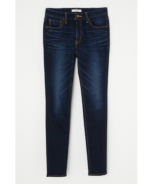 MOUSSY(マウジー)の「WF Rebirth embroidery SKINNY(デニムパンツ・レディース・ダークブルー/ブルー・25inch/27inch/26inch/24inch/23inch)」の12枚目の写真