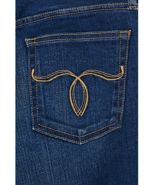 MOUSSY(マウジー)の「WF Rebirth embroidery SKINNY(デニムパンツ・レディース・ダークブルー/ブルー・25inch/27inch/26inch/24inch/23inch)」の13枚目の写真