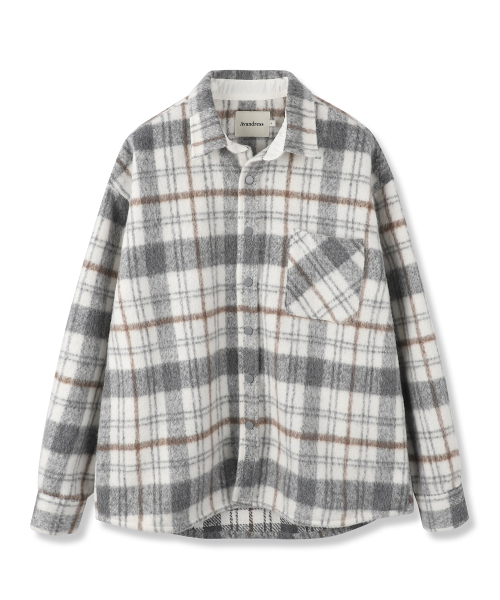 AVANDRESS(アバンドレス )の「Albert Overfit Check Shirt Jacket PINK(その他アウター・レディース・PINK・MEDIUM/LARGE)」の3枚目の写真