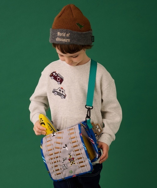 kladskap（クレードスコープ）の「鉄道模型収納電車柄推し活ショルダーバッグ（ショルダーバッグ・キッズ・ネイビー・F）」の19枚目の写真