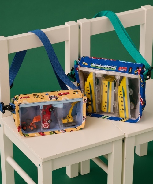 kladskap（クレードスコープ）の「鉄道模型収納電車柄推し活ショルダーバッグ（ショルダーバッグ・キッズ・ネイビー・F）」の13枚目の写真