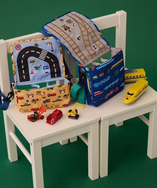 kladskap（クレードスコープ）の「鉄道模型収納電車柄推し活ショルダーバッグ（ショルダーバッグ・キッズ・ネイビー・F）」の12枚目の写真