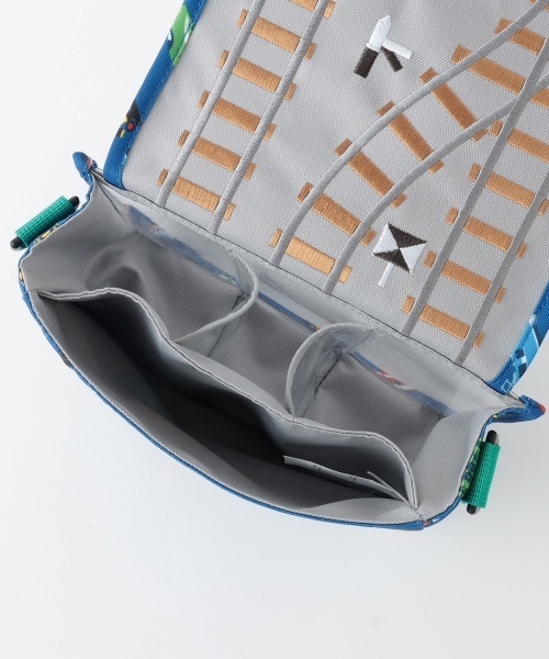 kladskap（クレードスコープ）の「鉄道模型収納電車柄推し活ショルダーバッグ（ショルダーバッグ・キッズ・ネイビー・F）」の4枚目の写真