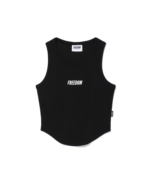 FREEDOM(フリーダム)の「ウィメンズスモールロゴスリーブレス(ブラック)(Tシャツ/カットソー・レディース・その他・SMALL/MEDIUM)」の1枚目の写真