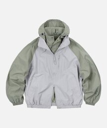 FRIZMWORKS（フリズムワークス）の「NYLON SET-UP TRACK JACKET _ LIGHT GRAY（ナイロンジャケット）」