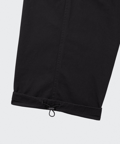 MUSINSA STANDARD（ムシンサスタンダード）の「コットンパラシュートバンディングカーゴパンツ[ブラック]（その他パンツ・メンズ・その他・38/40/42/26/28/30/32/34/36）」の10枚目の写真