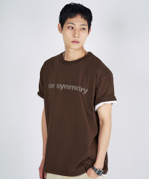 SLOWACID（スローアシッド）の「ロウシメトリー半袖Tシャツ[モカ]（Tシャツ/カットソー・レディース・その他・SMALL/MEDIUM/LARGE/X-LARGE）」の2枚目の写真
