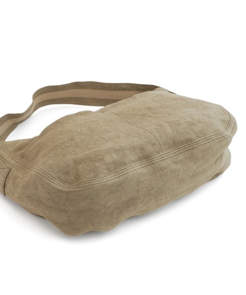 ARTS & CRAFTS(アーツアンドクラフト)の「アーツアンドクラフツ / LINEN CANVAS リネンキャンバス / NEWSPAPER BAG ニュースペーパーバッグ(ショルダーバッグ・メンズ・サンドベージュ/オフホワイト・FREE)」の15枚目の写真