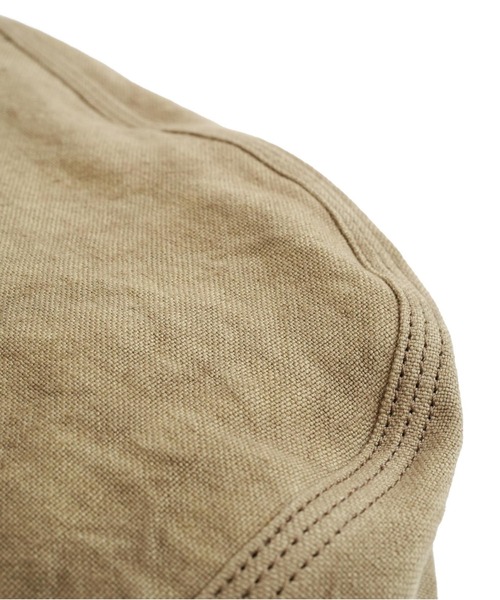 ARTS & CRAFTS(アーツアンドクラフト)の「アーツアンドクラフツ / LINEN CANVAS リネンキャンバス / NEWSPAPER BAG ニュースペーパーバッグ(ショルダーバッグ・メンズ・サンドベージュ/オフホワイト・FREE)」の18枚目の写真