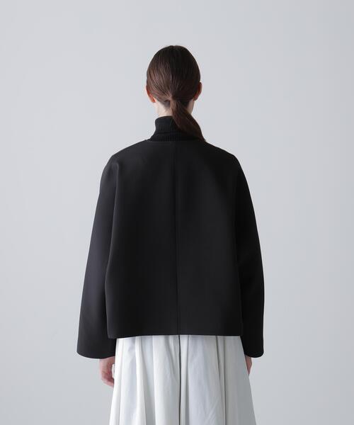 ADORE(アドーア)の「◆マトラッセトリプルクロスジャケット(ノーカラージャケット・レディース・ブラック/カーキ・38)」の13枚目の写真
