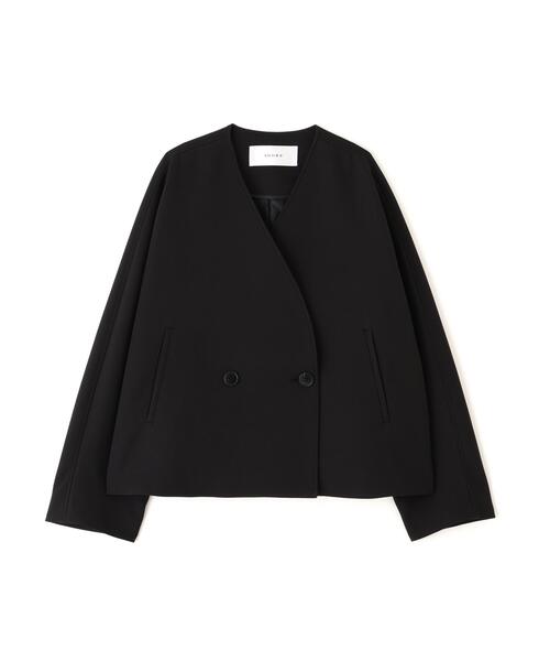 ADORE(アドーア)の「◆マトラッセトリプルクロスジャケット(ノーカラージャケット・レディース・ブラック/カーキ・38)」の5枚目の写真