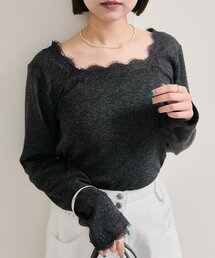 《ケティ》スクエアネックＴシャツ Tシャツ/カットソー（スクエアネック）ファッション通販 - ZOZOTOWN