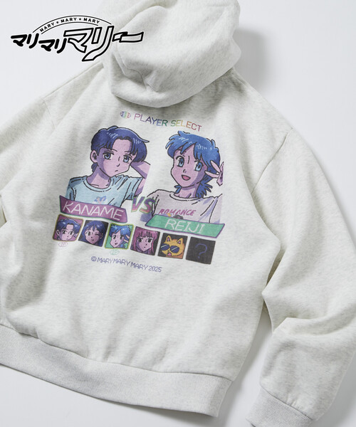 PUBLUX(パブリュクス)の「マリマリマリー×PUBLUX かなめvsレイジ プリントジップスウェットパーカー/裏起毛【限定展開】(パーカー・メンズ・ブラック/ライトグレー/ラベンダー・LARGE/MEDIUM)」の16枚目の写真