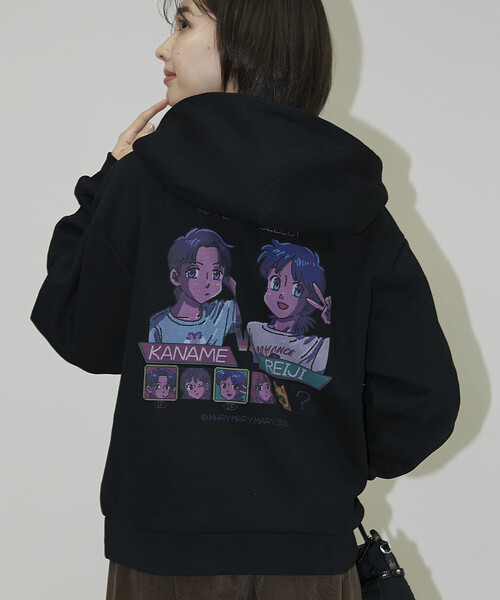 PUBLUX(パブリュクス)の「マリマリマリー×PUBLUX かなめvsレイジ プリントジップスウェットパーカー/裏起毛【限定展開】(パーカー・メンズ・ブラック/ライトグレー/ラベンダー・LARGE/MEDIUM)」の18枚目の写真