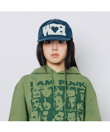 WEBHOUSE（ウェブハウス）の「WHチェックキャップ - ネイビー（キャップ）」