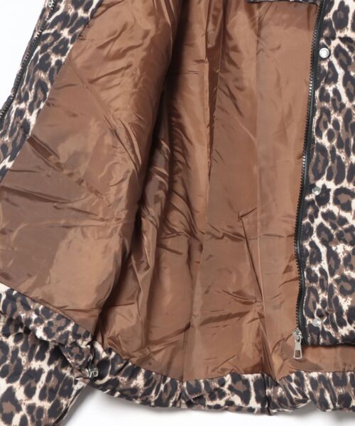 セール】【URGE:】レオパード ヒョウ柄 ダウンジャケット（ダウン