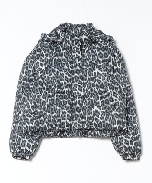 セール】【URGE:】レオパード ヒョウ柄 ダウンジャケット（ダウン