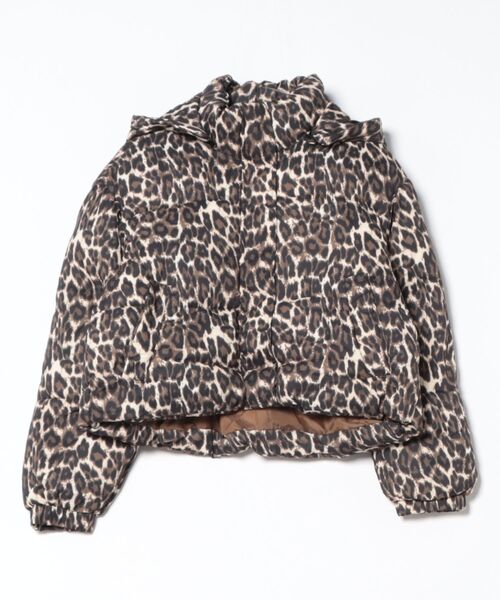 セール】【URGE:】レオパード ヒョウ柄 ダウンジャケット（ダウン