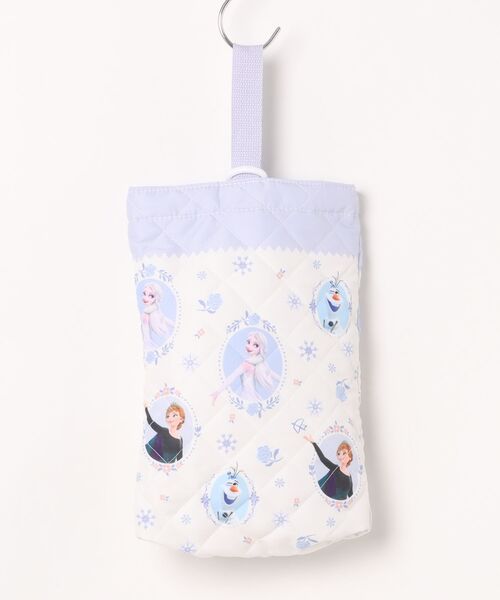 Disney（ディズニー）の「Disney/ディズニー　アナと雪の女王　キルトシューズバッグ（シューズ小物/雑貨・キッズ・アイボリー・ONE SIZE）」の2枚目の写真