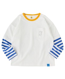 J.J camp 重ね着風ロンT layered_Tshirt