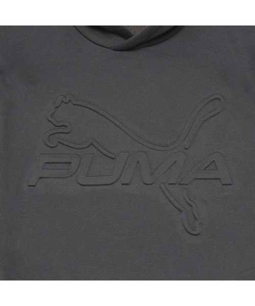 PUMA(プーマ)の「PUMA プーマ メンズ ESS エンボスド フーディ 裏起毛(パーカー・メンズ・ブラック/ダークグレー/ベージュ・X-LARGE/SMALL/MEDIUM/LARGE)」の12枚目の写真