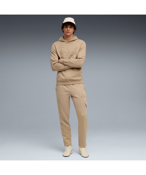 PUMA(プーマ)の「PUMA プーマ メンズ ESS エンボスド フーディ 裏起毛(パーカー・メンズ・ブラック/ダークグレー/ベージュ・X-LARGE/SMALL/MEDIUM/LARGE)」の5枚目の写真