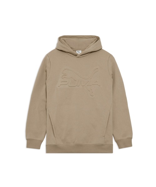 PUMA(プーマ)の「PUMA プーマ メンズ ESS エンボスド フーディ 裏起毛(パーカー・メンズ・ブラック/ダークグレー/ベージュ・X-LARGE/SMALL/MEDIUM/LARGE)」の6枚目の写真
