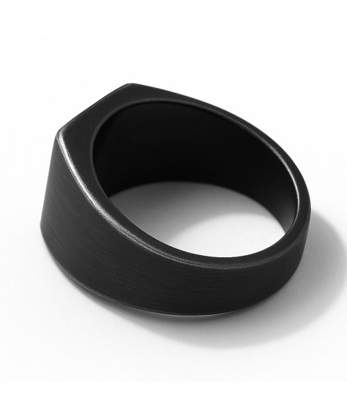 MARK-4（マーク4）の「MATT SQUARE (BLACK)（リング・メンズ・その他・17号/20号/23号）」の3枚目の写真