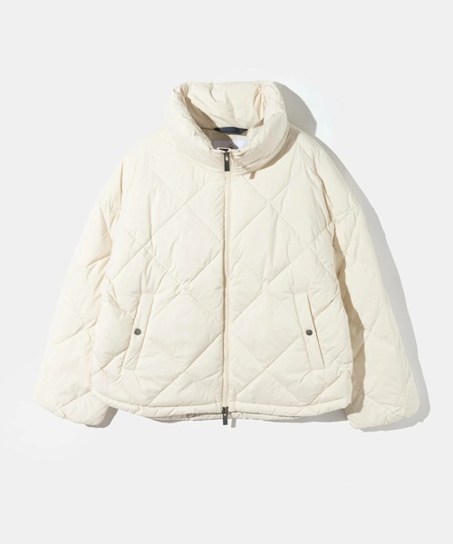 Pyrenex(ピレネックス)の「PYRENEX ADELE QUILTING DOWN JACKET ピレネックス アデル キルティング ダウンジャケット(ダウンジャケット/コート・レディース・ブラック/アイボリー・40/38)」の2枚目の写真