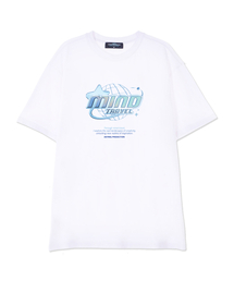 マインドトラベル スーピマコットン ラウンドネック 半袖Tシャツ_ホワイト