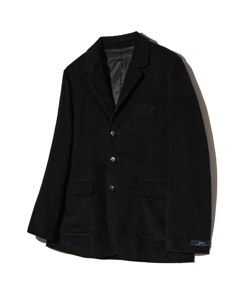 YALE(イェール)の「クラシックコーデュロイ3ボタンブレザー_ブラック(テーラードジャケット・レディース・その他・X-LARGE/MEDIUM/LARGE)」の2枚目の写真