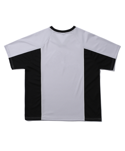 SEARCH410(サーチ410)の「スポーツVネッククールジャージ半袖Tシャツグレー(Tシャツ/カットソー・メンズ・その他・MEDIUM/LARGE)」の2枚目の写真
