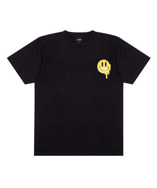 CREAM SODA LAB（クリームソーダラボ）の「[2PACK] LAB スマイルフローハーフTシャツ ブラック ネイビー（Tシャツ/カットソー・レディース・その他・LARGE/MEDIUM/X-LARGE/XX-LARGE）」の3枚目の写真