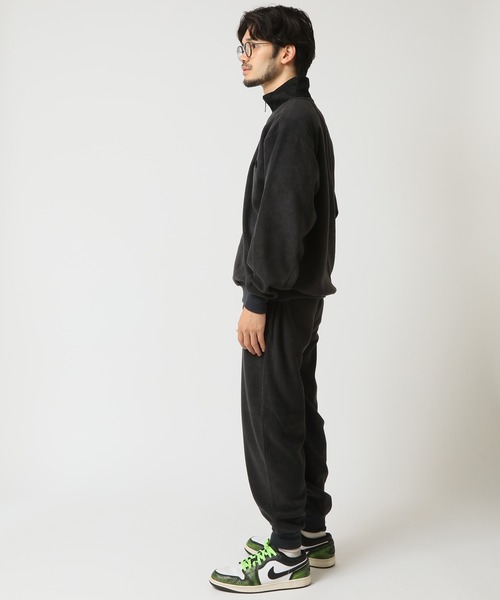 セール】抗菌消臭 暖かい 裏起毛 フリース ルームウェア 上下セット