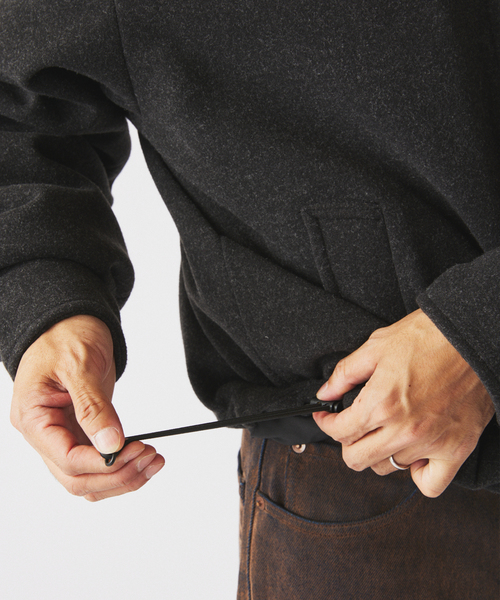 JOURNAL STANDARD relume（ジャーナルスタンダード　レリューム）の「ビーバー ジップ ブルゾン（その他アウター・メンズ・ナチュラル/チャコールグレー・LARGE/MEDIUM）」の21枚目の写真