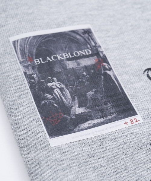 BLACK BLOND(ブラック ブロンド)の「ビビディクラッシュドフェイスタイプスウェットパンツ(グレー)(スウェットパンツ・レディース・その他・LARGE/MEDIUM/SMALL/X-LARGE)」の5枚目の写真