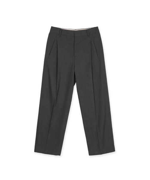 SYNQIA(シンキア)の「アシメトリックプリーツベルテッドトラウザーグレー(スラックス・メンズ・その他・SMALL/MEDIUM/LARGE)」の3枚目の写真