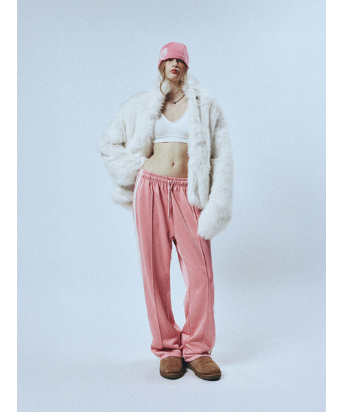 SUNDAY FRUIT MARKET（サンデーフルーツマーケット）の「SUNDAY JERSEY TRACK PANT PINK（スウェットパンツ・メンズ・その他・SMALL/MEDIUM/LARGE）」の6枚目の写真