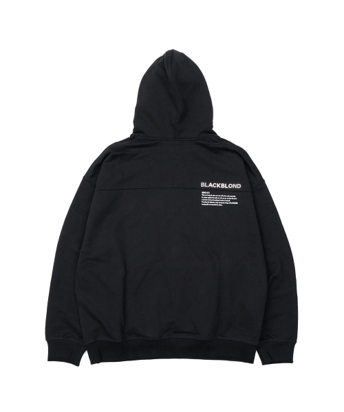 BLACK BLOND（ブラック ブロンド）の「ビビディヒドンフリーダムフードパーカー（ブラック）（パーカー・レディース・その他・LARGE/MEDIUM/X-LARGE）」の2枚目の写真