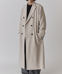 Lui's | ダブルブレストスプリングロングコート(チェスターコート)