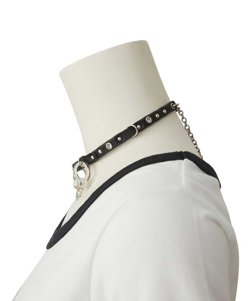 HYSTERIC GLAMOUR（ヒステリックグラマー）の「HANDCUFFS レザーチョーカー（チョーカー・レディース・ブラック・FREE）」の5枚目の写真