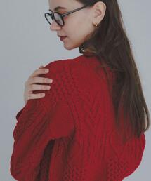 URBAN RESEARCH Sonny Label | パッチワークハートケーブルニット(ニット/セーター)