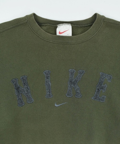 LABORATORY R（ラボラトリーアール）の「【USED】90’s NIKE ロゴ スウェット USA製（スウェット・メンズ・オリーブ・LARGE）」の2枚目の写真