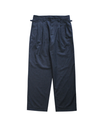 DGRE（ディグレ）の「WAT PANTS WOOL STRIPES DARK NAVY（スラックス）」