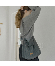 AVANT-G（アバン）の「Dot Pattern Eco Bag - DARK GREY（エコバッグ/サブバッグ）」